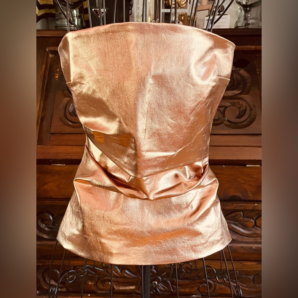 Zara copper tub top.